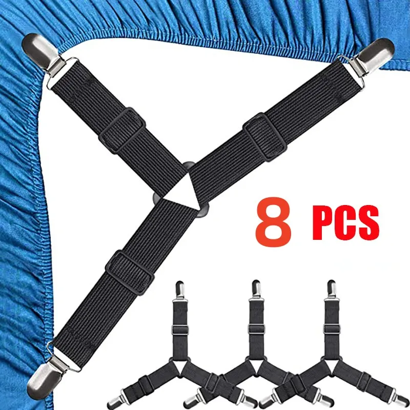 💦Elastic Bed Sheet Buckle 8 Pcs